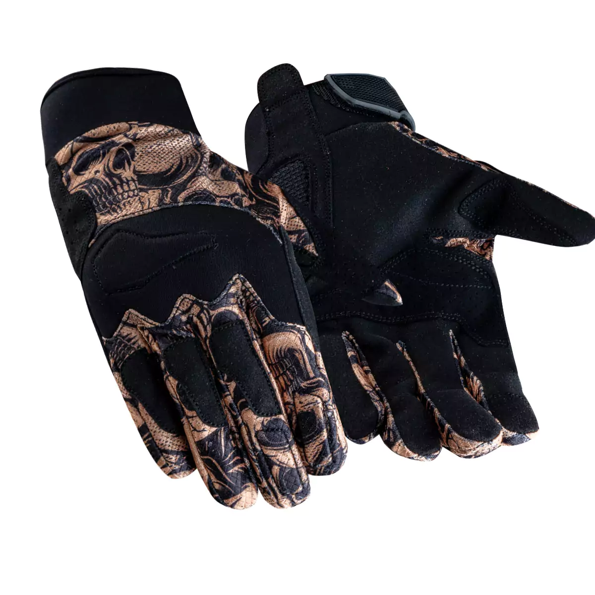 Pair of leather cycling gloves designed for comfort and grip during rides.