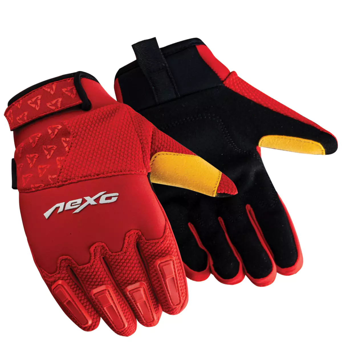 Pair of leather cycling gloves designed for comfort and grip during rides.