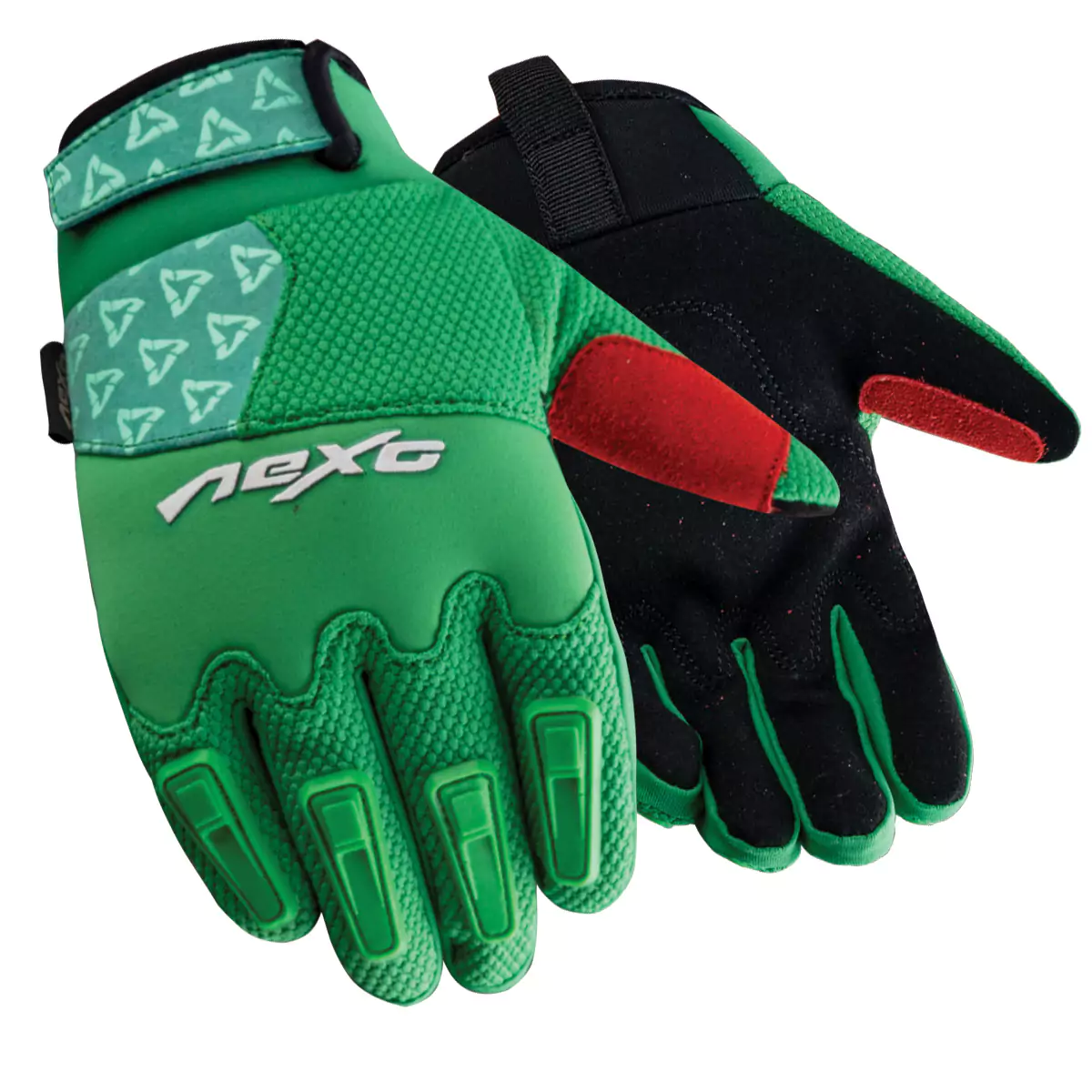 Pair of leather cycling gloves designed for comfort and grip during rides.