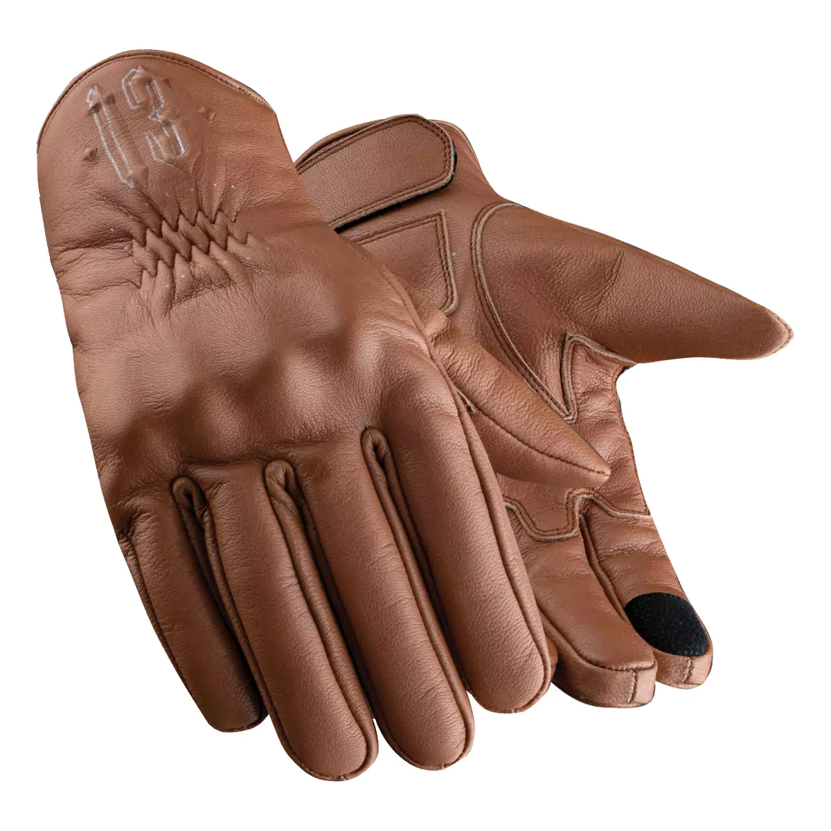 Pair of versatile leather winter riding gloves providing comfort and protection in varying weather conditions.