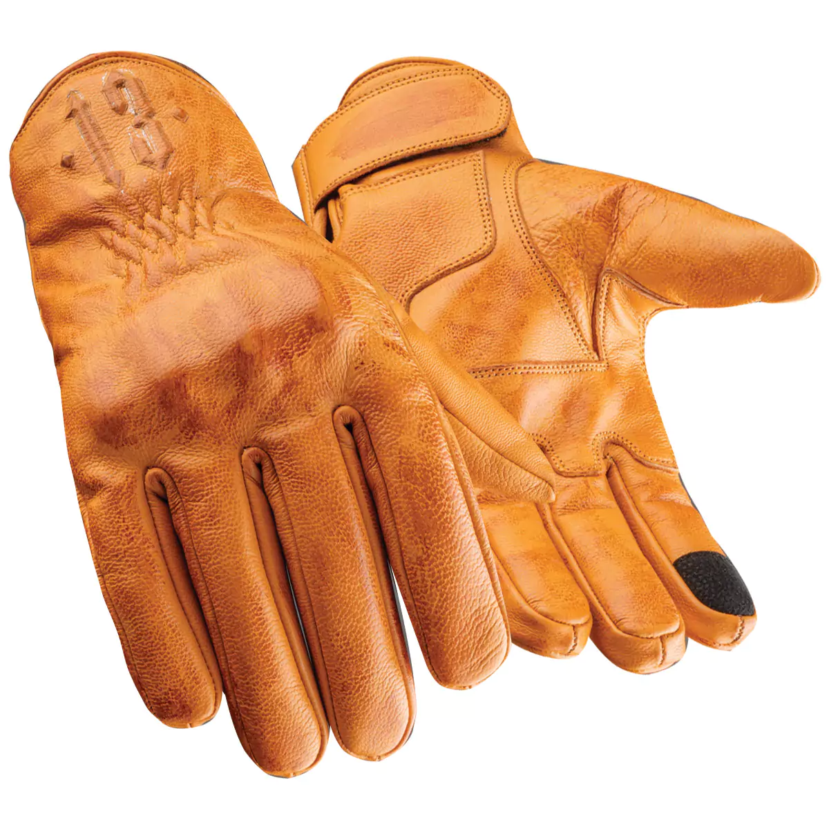 Pair of versatile leather winter riding gloves providing comfort and protection in varying weather conditions.