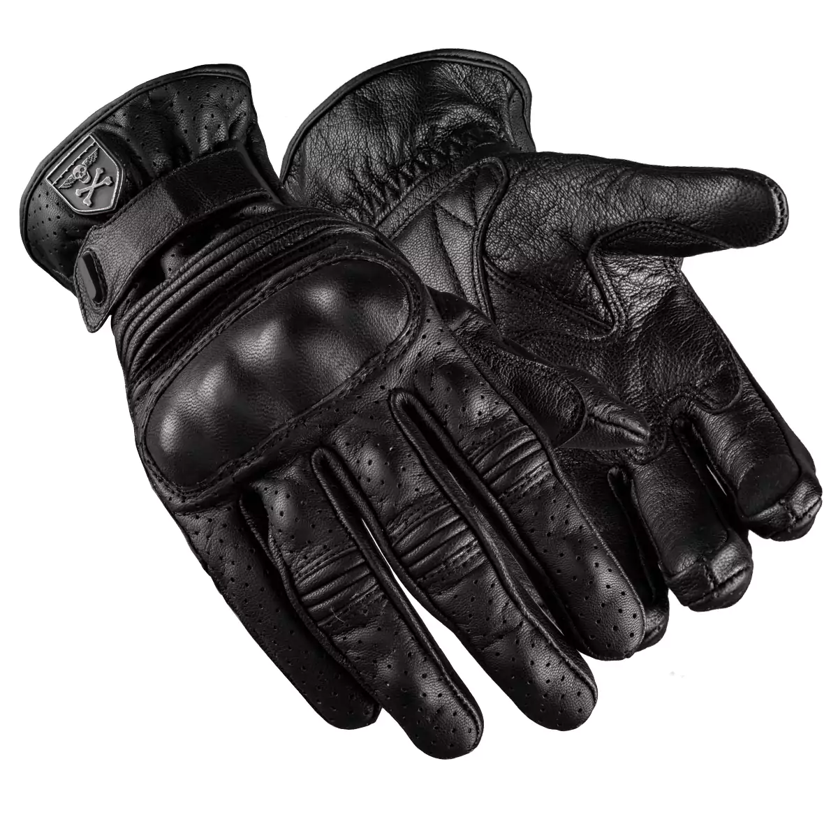 Motorbike summer gloves designed for warm weather riding with breathable materials.