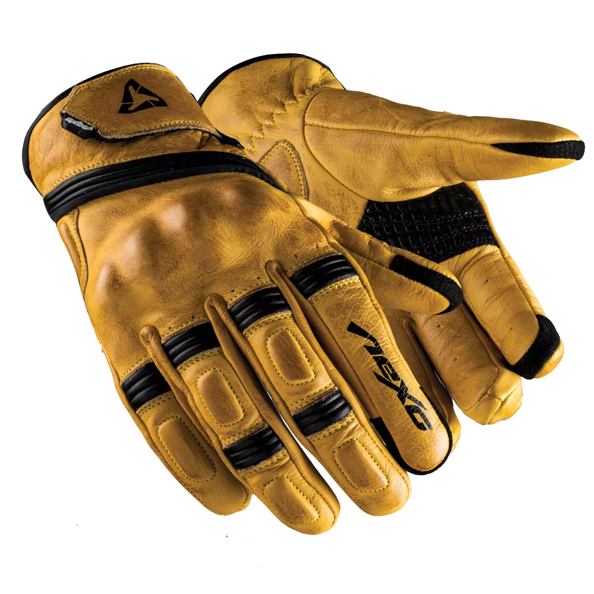 Motorbike summer gloves designed for warm weather riding with breathable materials.