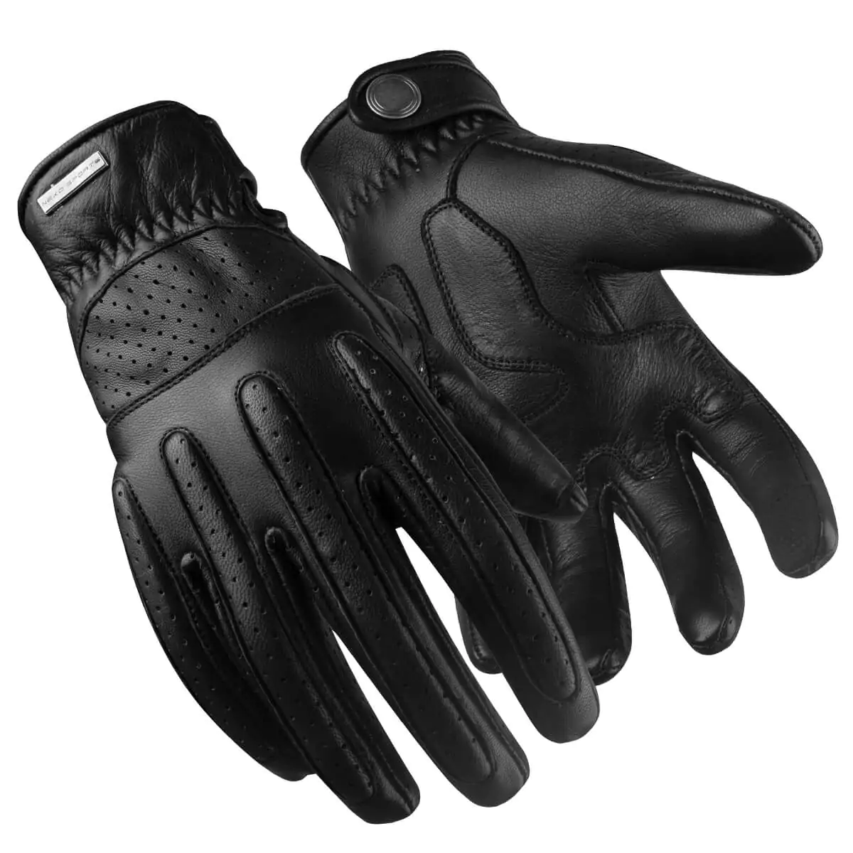 Motorbike summer gloves designed for warm weather riding with breathable materials.