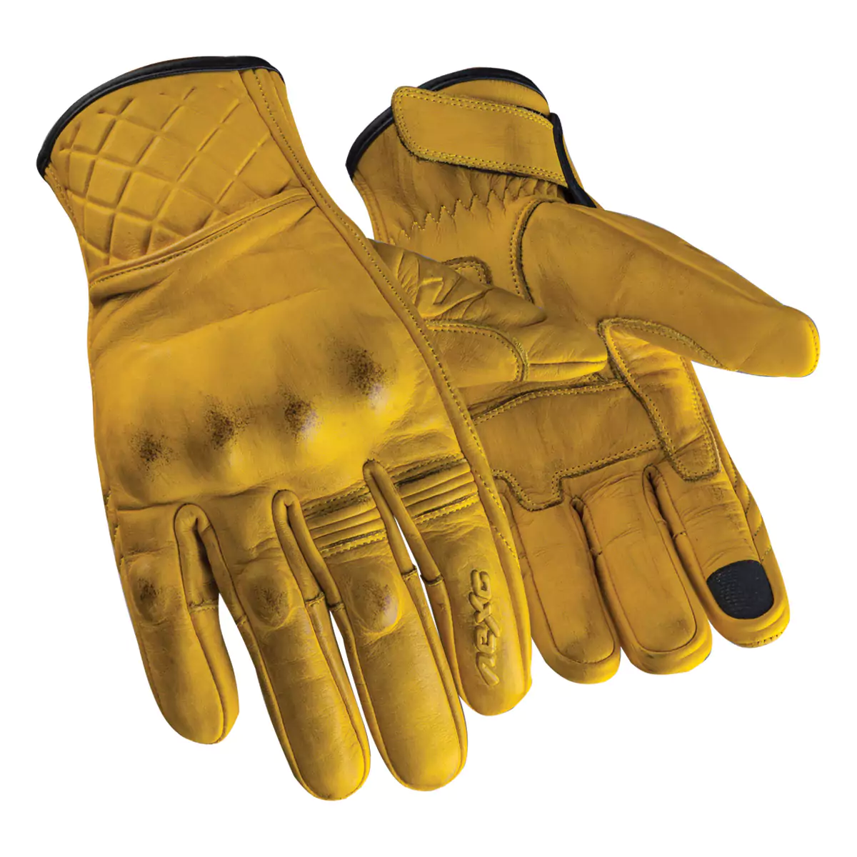 Motorbike summer gloves designed for warm weather riding with breathable materials.