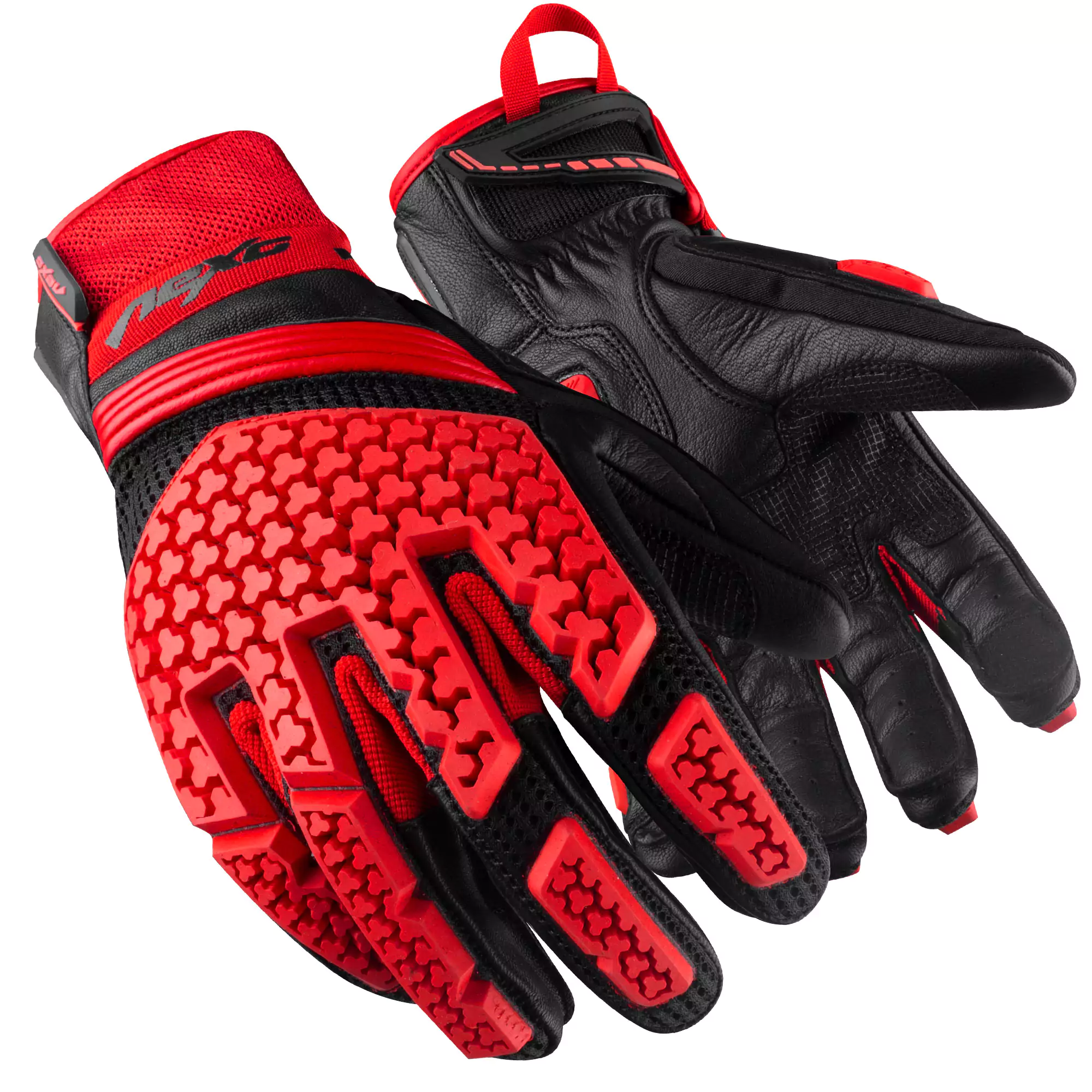 Pair of lightweight and breathable motorcycle motocross gloves designed for comfort and grip.