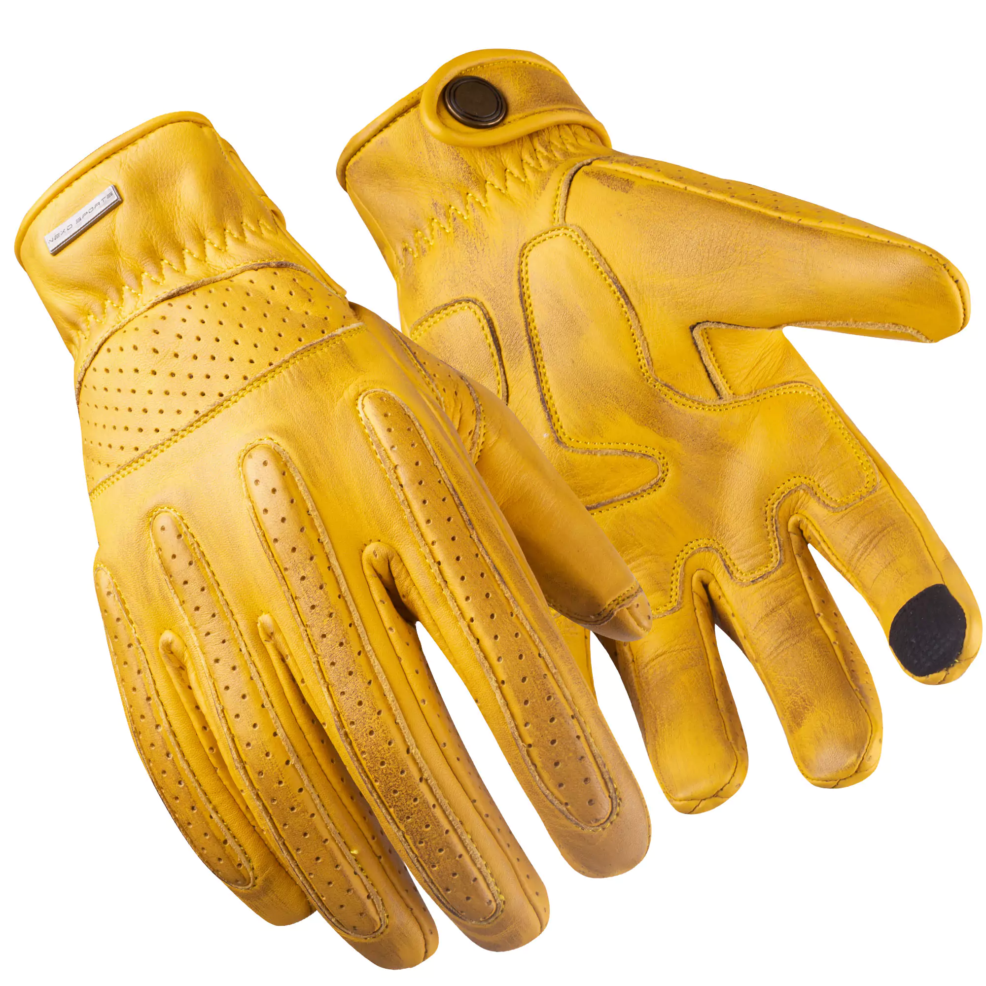 Cafe racer motorcycle gloves designed for style and protection during rides.