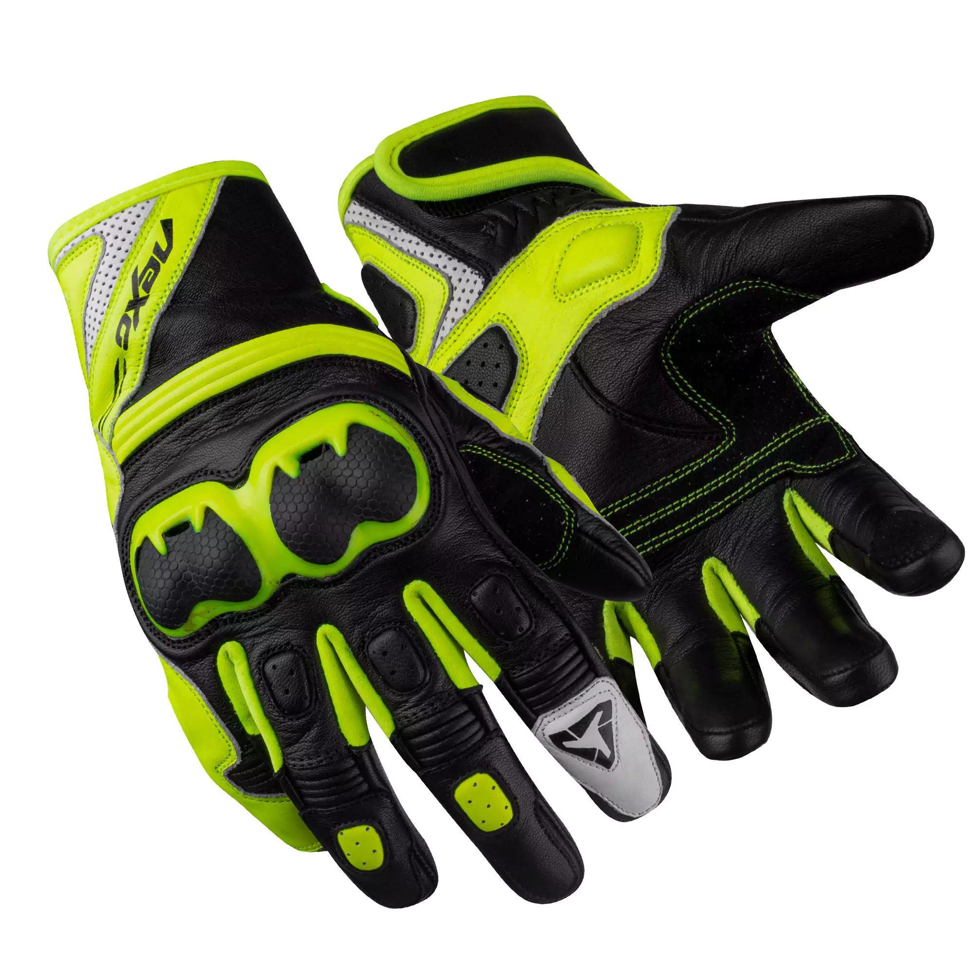 Pair of lightweight and breathable summer race motorcycle gloves designed for comfort and grip.