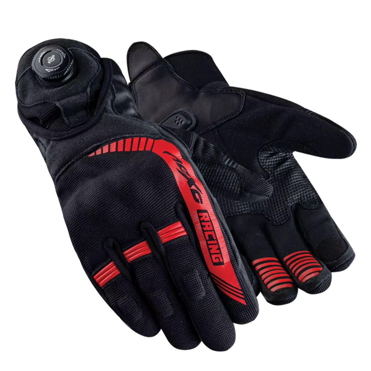 Pair of lightweight and breathable summer race motorcycle gloves designed for comfort and grip.