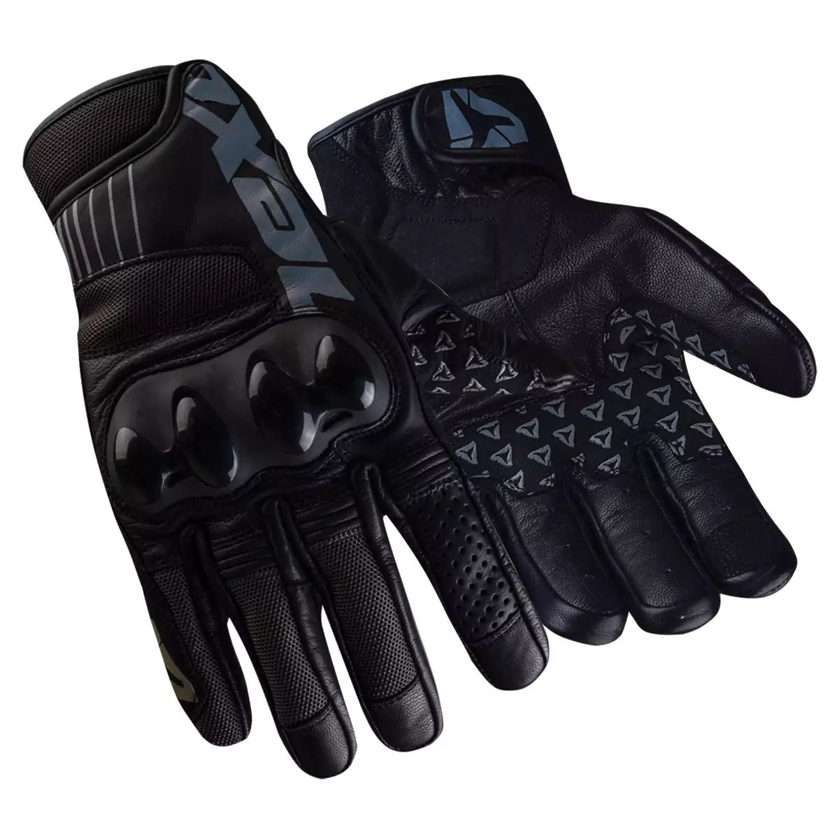 Pair of lightweight and breathable summer race motorcycle gloves designed for comfort and grip.