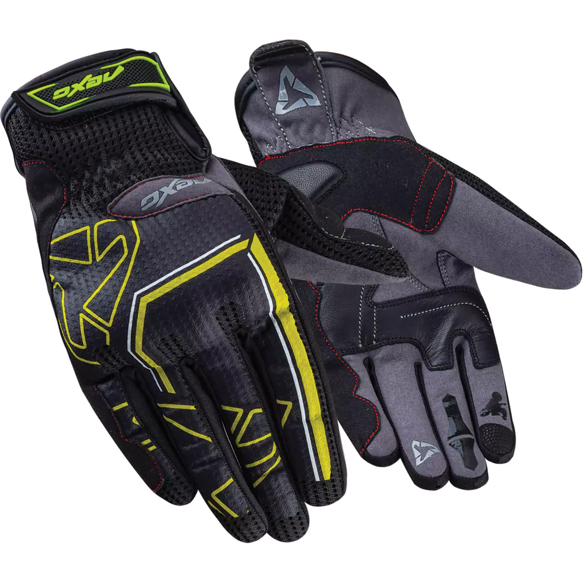 Pair of lightweight and breathable summer race motorcycle gloves designed for comfort and grip.