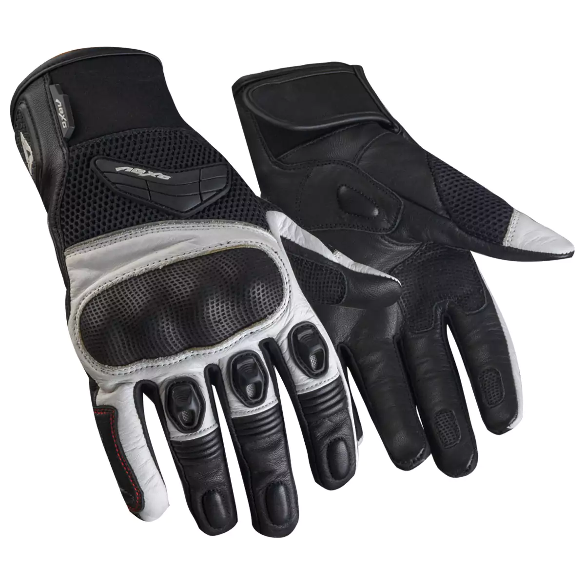 Pair of lightweight and breathable summer race motorcycle gloves designed for comfort and grip.