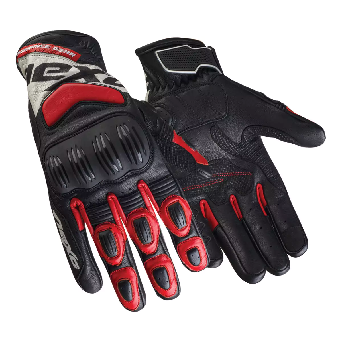 Pair of lightweight and breathable summer race motorcycle gloves designed for comfort and grip.