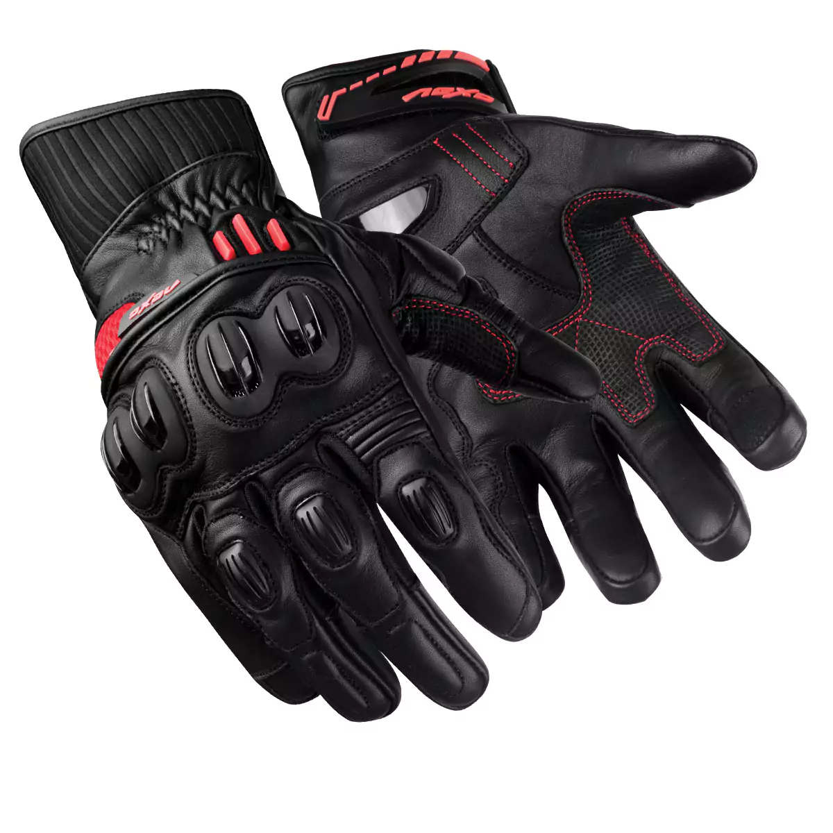 Pair of lightweight and breathable summer race motorcycle gloves designed for comfort and grip.